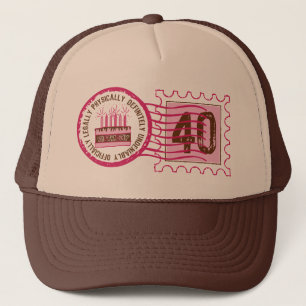 Briefmarke 40 Hut Truckerkappe