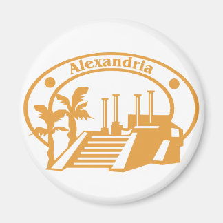 Briefmarke Alexandria Magnet