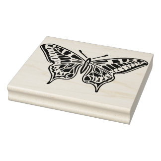 Briefmarke aus Butterfly Gummistempel
