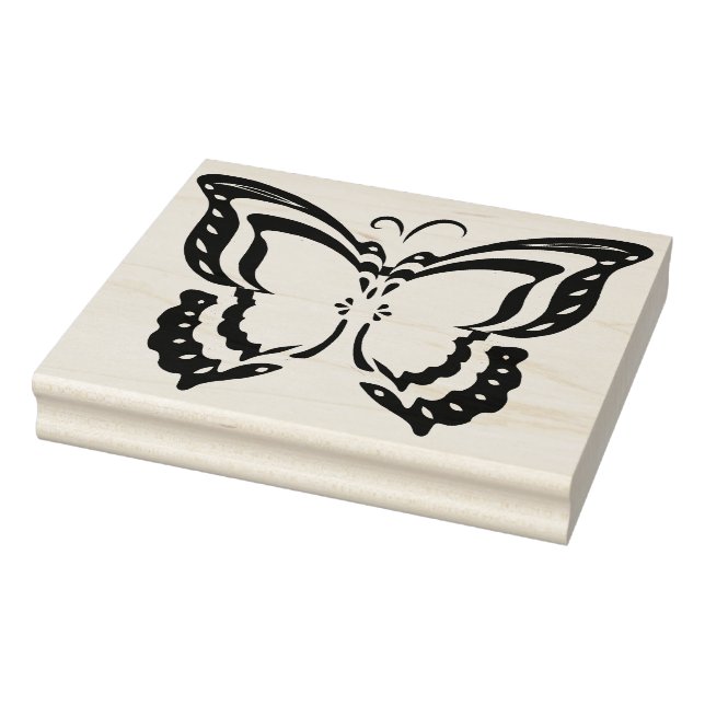 Briefmarke aus Butterfly Gummistempel (Stempel)