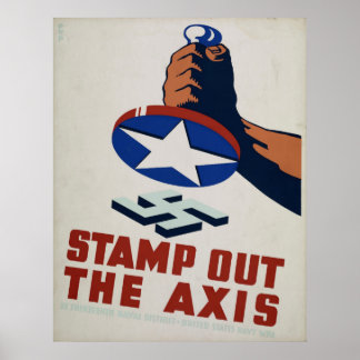 Briefmarke aus dem Axis WPA Vintage Poster