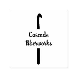 Briefmarke aus Edelkronenselbstklebendem Kautschuk Permastempel