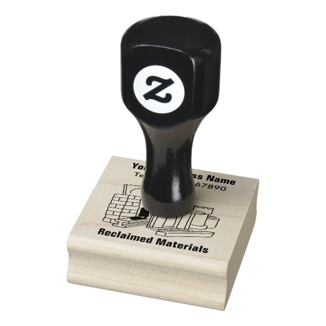 Briefmarke aus Edelstahl Gummistempel (Stempel)