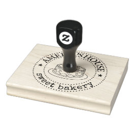 Briefmarke aus Edelstahl mit Ihrem Personalisierte Gummistempel