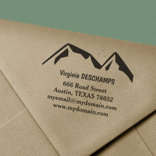 Briefmarke aus Gummi Gummistempel