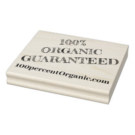 Briefmarke aus Holz - 100% garantiert Bio Gummistempel