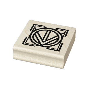 Briefmarke aus Holz Adinkra (Service and Leadershi Gummistempel