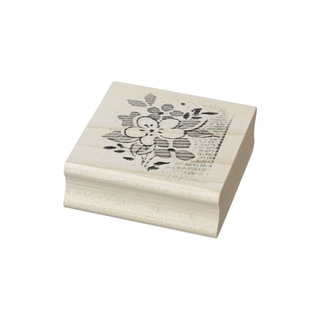 Briefmarke AUS HOLZ Gummistempel (Stempel)
