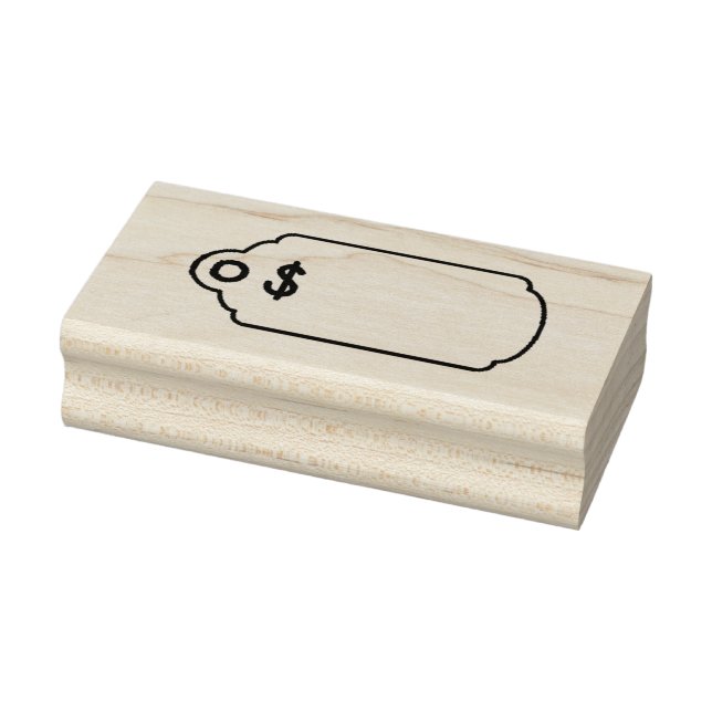 Briefmarke aus Holz Gummistempel (Stempel)