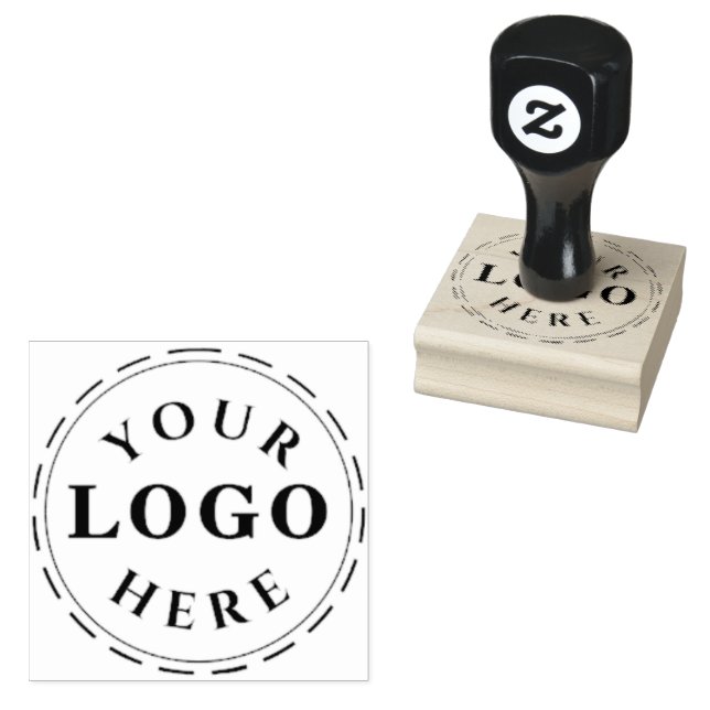 Briefmarke aus Holz - Personalisiertes Logo oder D Gummistempel (Stempel)