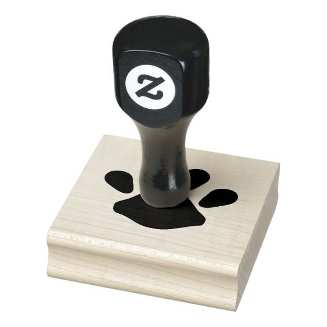 Briefmarke aus Holzpflaster Gummistempel (Stempel)
