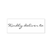 Briefmarke aus kalligrafischem Gummi