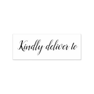 Briefmarke aus kalligrafischem Gummi Gummistempel