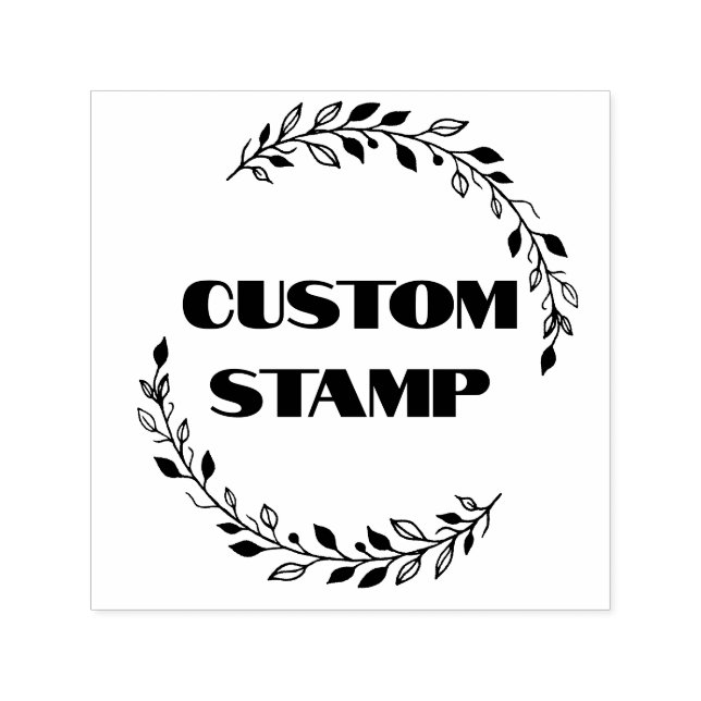 Briefmarke aus Kautschuk, Logo-Briefmarke, Firmenm Permastempel (Design)