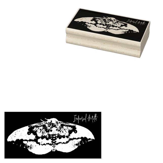 Briefmarke aus Moth-Rubber Gummistempel (Stempel)