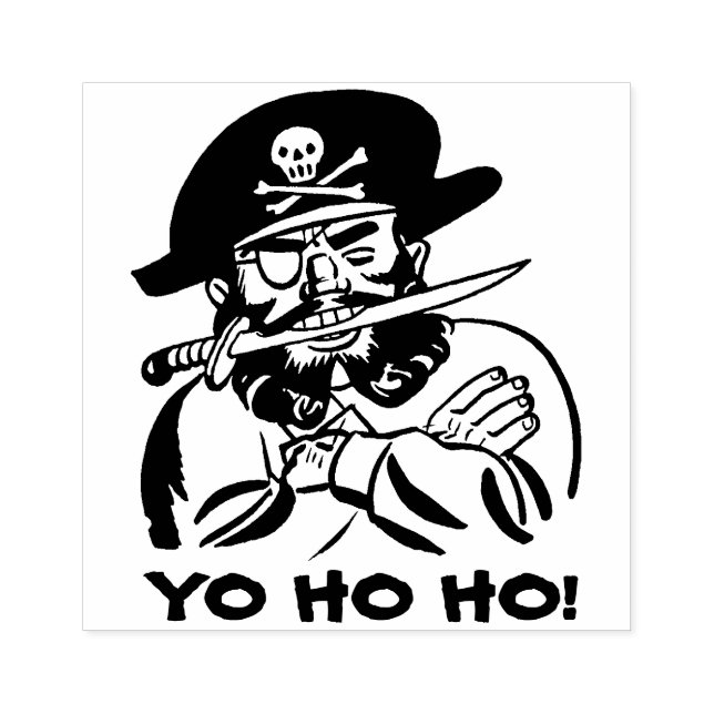 Briefmarke aus Piratenkautschuk Gummistempel (Prägung)