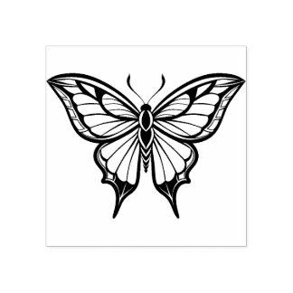 Briefmarke aus Schmetterling Gummistempel