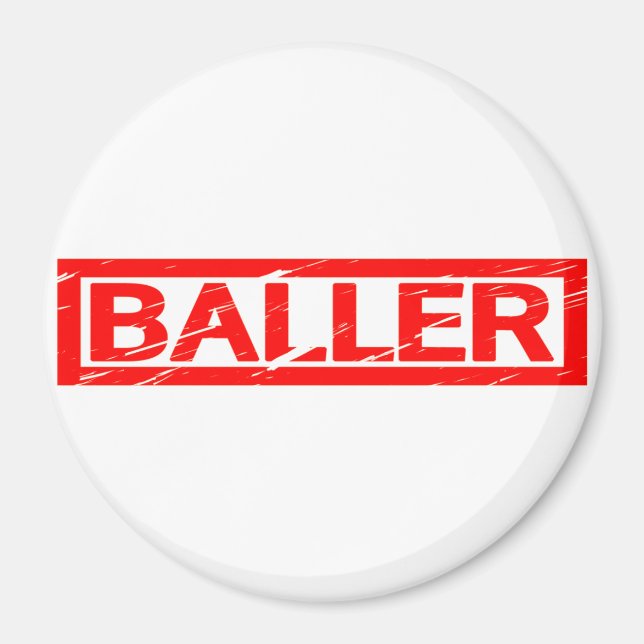 Briefmarke Baller Magnet (Vorne)