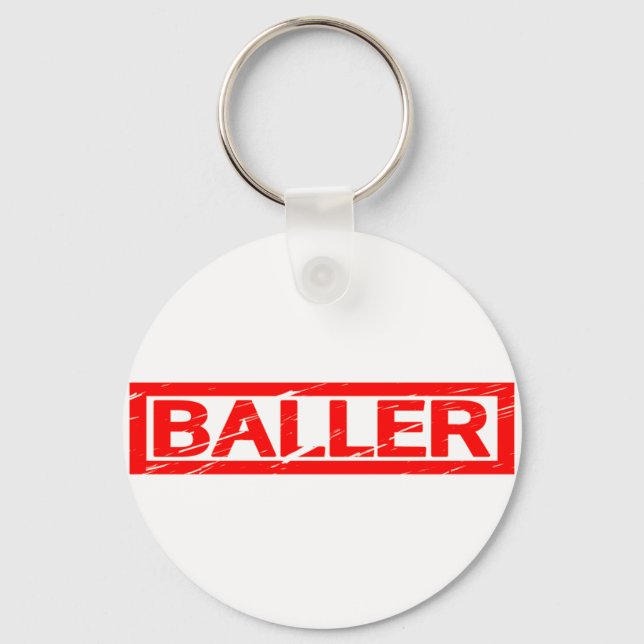 Briefmarke Baller Schlüsselanhänger (Vorderseite)