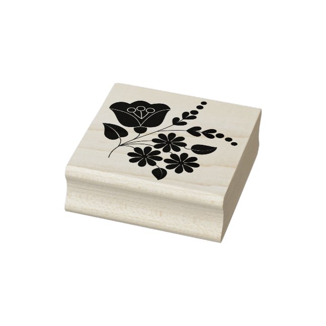 Briefmarke Blume Gummistempel (Stempel)