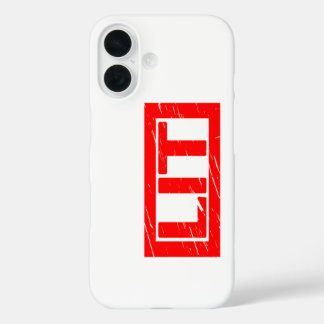 Briefmarke iPhone 16 Hülle