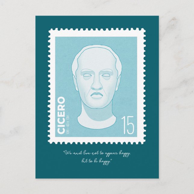 Briefmarke Cicero -   Postkarte (Vorderseite)