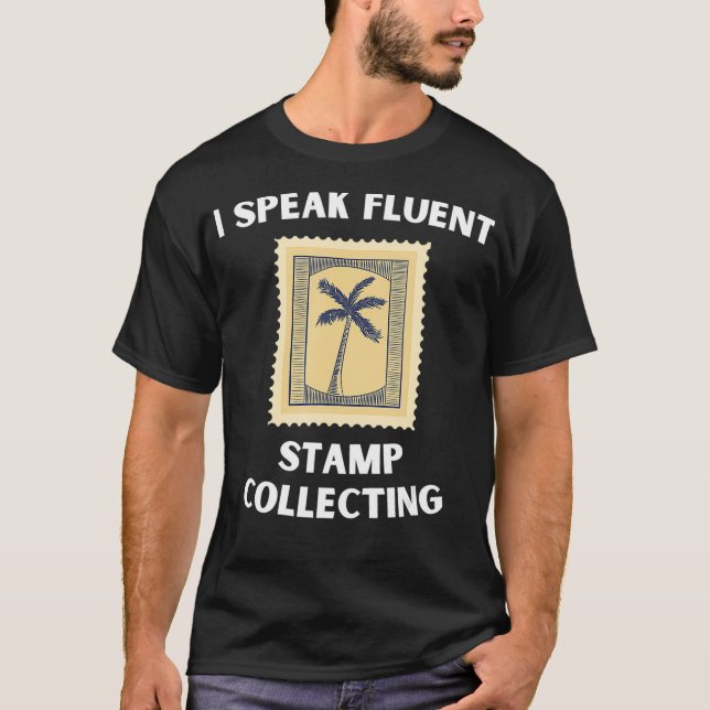 Briefmarke Collector Briefmarke Sammlung Philateli T-Shirt (Vorderseite)