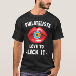 Briefmarke Collector - Philatelisten Liebe, es zu T-Shirt