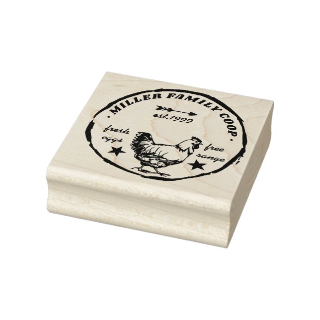 Briefmarke Coop Hen Ei Karton Gummistempel (Stempel)