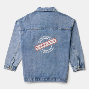 Briefmarke Denim Jacket neu starten Jeansjacke