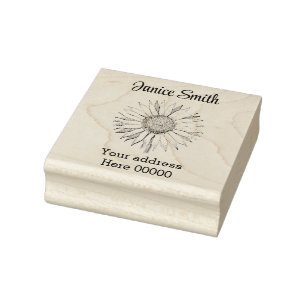 Briefmarke der Adresse Gummistempel