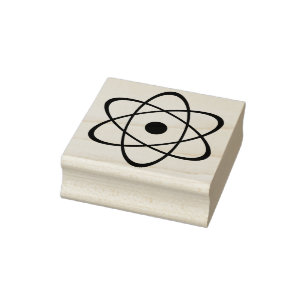 Briefmarke der atomaren Symbolkunst Gummistempel