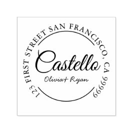 Briefmarke der benutzerdefinierten Adresse, Hochze Permastempel