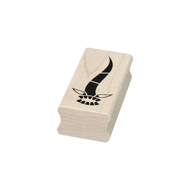 Briefmarke der Dämonenschlange Gummistempel (Stempel)