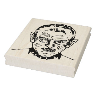 Briefmarke der Demon-Kopfdarstellung Gummistempel