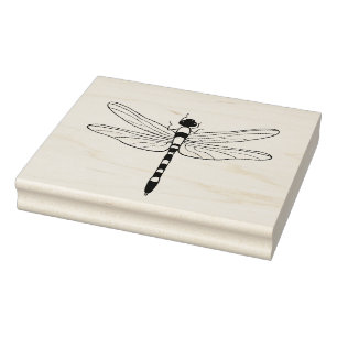 Briefmarke der Drachenfliege Gummistempel