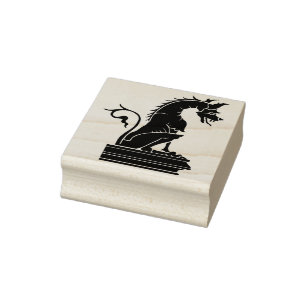 Briefmarke der Drachenkunst Gummistempel