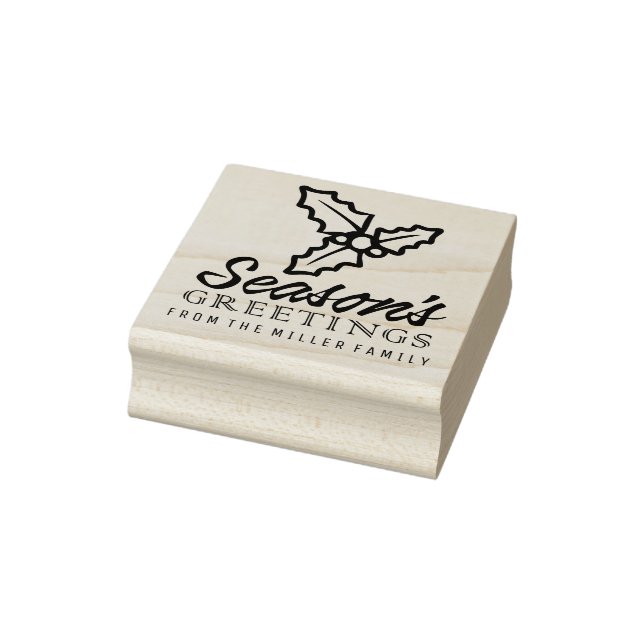 Briefmarke der Grüße der Saison Gummistempel (Stempel)