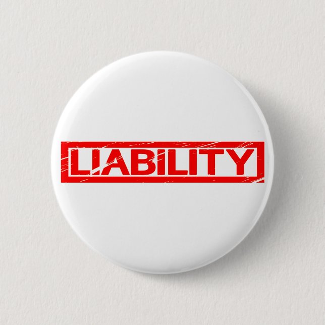 Briefmarke der Haftung Button (Vorderseite)