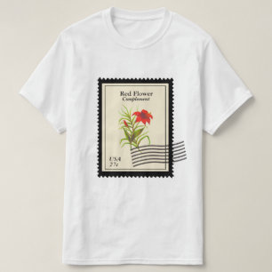 Briefmarke der Hemdmarke T-Shirt