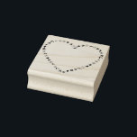 Briefmarke der Herzkunst Gummistempel<br><div class="desc">Briefmarke der Herzkunst</div>