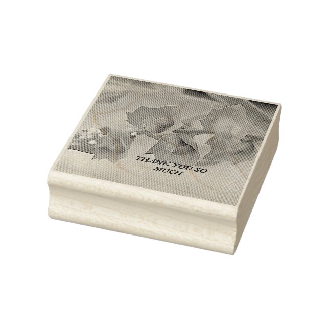 Briefmarke der Holzkunst Gummistempel (Stempel)
