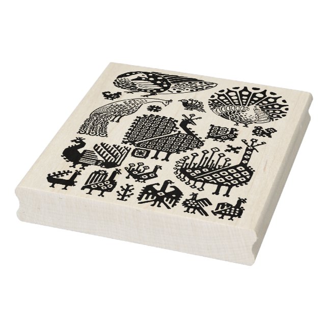 Briefmarke der Holzkunst Gummistempel (Stempel)