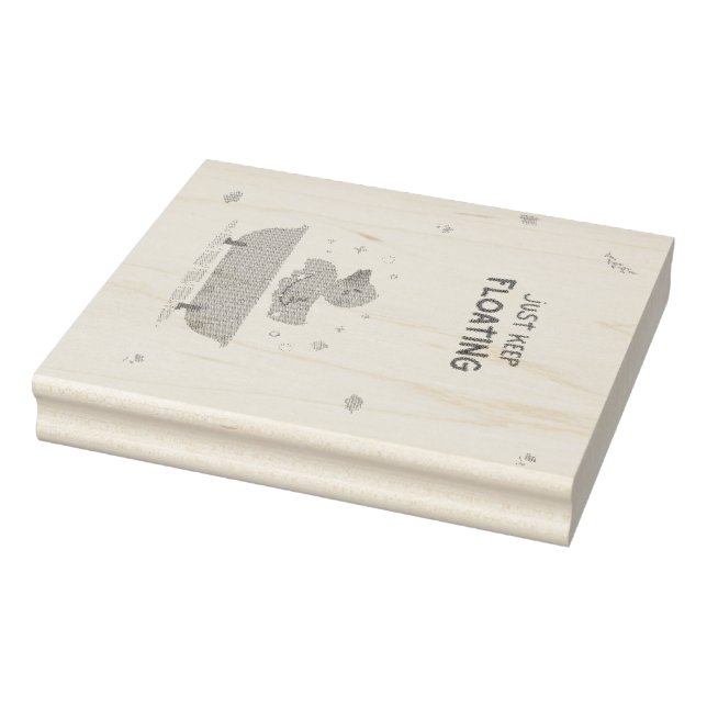 Briefmarke der Holzkunst Gummistempel (Stempel)