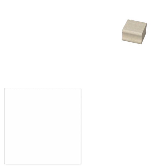 Briefmarke der Holzkunst Gummistempel (Stempel)