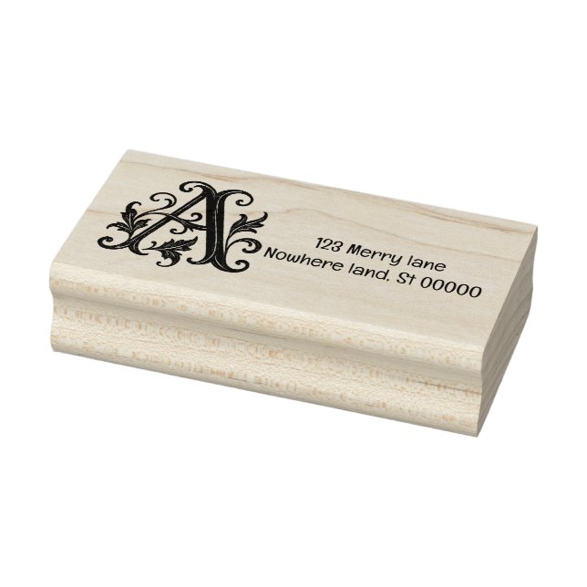 Briefmarke der Holzkunst Gummistempel (Stempel)