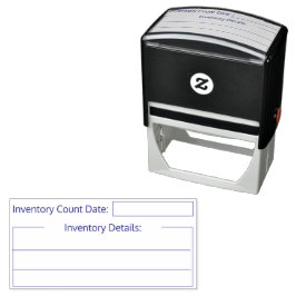 Briefmarke der Inventuranzahl Permastempel