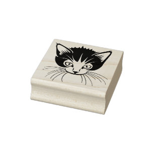 Briefmarke der Kätzchen Gummistempel
