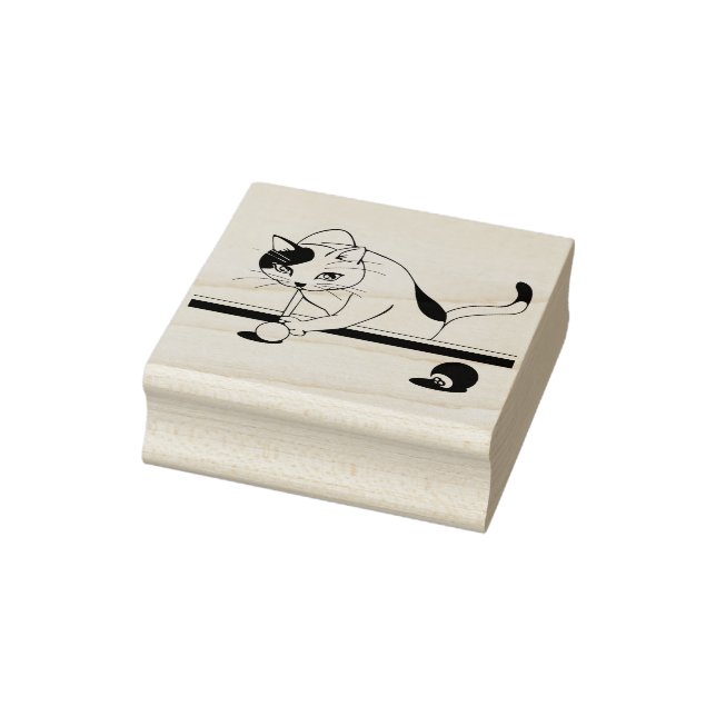 Briefmarke der Katzenkunst Gummistempel (Stempel)