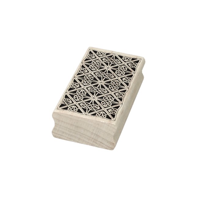 Briefmarke der keltischen Knotenillustrierung Gummistempel (Stempel)